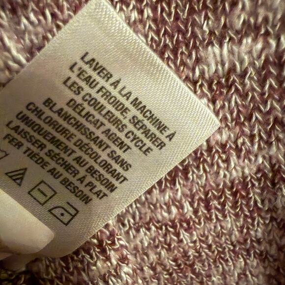 Aeropostale Women’s Marled Burgundy Lightweight Knit Hoodie Pullover XL - Picture 6 of 7